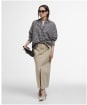 Women's Barbour Adaline Shirt - Dark Navy / Light Sand / Military Brown