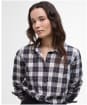 Women's Barbour Edda Shirt - Gardenia Tartan