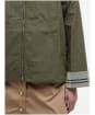 Women's Barbour Catlin Showerproof Jacket - Dusky Green / Ancient Tartan