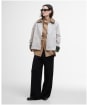 Women's Barbour Catlin Showerproof Jacket - Oatmeal / Ancient Tartan