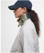 Women's Barbour Averie Showerproof Jacket - Oatmeal / Ancient Tartan