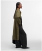 Women's Barbour Ettie Showerproof Jacket - Dusky Green / Ancient Tartan