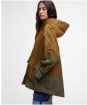 Women's Barbour Hayley Showerproof Jacket - Breen / Dusky Green