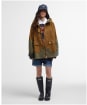 Women's Barbour Hayley Showerproof Jacket - Breen / Dusky Green