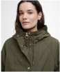 Women's Barbour Hayley Showerproof Jacket - Dusky Green