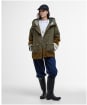 Women's Barbour Hayley Showerproof Jacket - Dusky Green