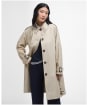 Women's Barbour Maia Showerproof Jacket - Light Sand / Rosemary Tartan