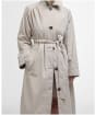 Women's Barbour Garbo Showerproof Trench Coat - Light Sand / Rosemary