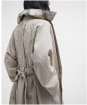 Women's Barbour Garbo Showerproof Trench Coat - Light Sand / Rosemary
