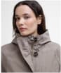 Women's Barbour Bhodi Showerproof Jacket - Dirty Khaki / Safari Tartan