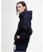 Women's Barbour Bhodi Showerproof Jacket - Dark Indigo / Safari Tartan