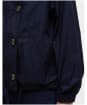 Women's Barbour Bhodi Showerproof Jacket - Dark Indigo / Safari Tartan