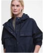 Women's Barbour Reese Showerproof Jacket - Dark Navy