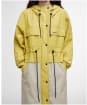 Women's Barbour Evie Showerproof Parka - Limeade / Light Sand