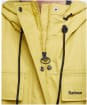 Women's Barbour Evie Showerproof Parka - Limeade / Light Sand