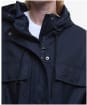 Women's Barbour Evie Showerproof Parka - Dark Navy / Dark Navy