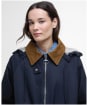 Women's Barbour Jema Showerproof Jacket - Dark Navy