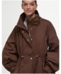 Women's Barbour Suri Showerproof Jacket - Walnut / Safari Dress Tartan