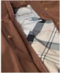Women's Barbour Suri Showerproof Jacket - Walnut / Safari Dress Tartan