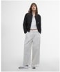 Women's Barbour International Priya Showerproof Bomber Jacket - Black