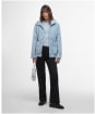 Women's Barbour International Piper Showerproof Jacket - Light Steel Blue