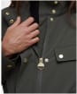Women's Barbour International Brea Showerproof Jacket - Envy Green