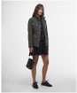 Women's Barbour International Brea Showerproof Jacket - Envy Green