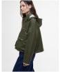 Women's Barbour June Showerproof Jacket - Deep Olive