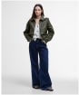 Women's Barbour June Showerproof Jacket - Deep Olive