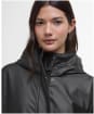 Women's Barbour International Atlas Showerproof Jacket - Black