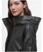 Women's Barbour International Atlas Showerproof Jacket - Black
