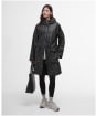 Women's Barbour International Atlas Showerproof Jacket - Black