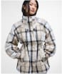 Women's Barbour Suri Checked Showerproof Jacket - Safari Tartan