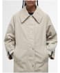 Women's Barbour Sonnet Showerproof Jacket - Light Sand / Safari Tartan