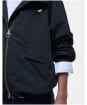 Women's Barbour Orson Showerproof Jacket - Black / Safari Dress Tartan