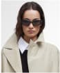 Women's Barbour Maisy Showerproof Jacket - Light Sand / Safari Tartan