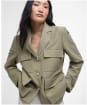 Women's Barbour Atlas Utility Tailored Jacket - GREEN/SAFARI DRE
