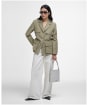 Women's Barbour Atlas Utility Tailored Jacket - GREEN/SAFARI DRE