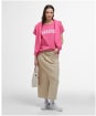 Women's Barbour Northumberland Classic T-Shirt - Rose Pink