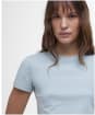 Women's Barbour International Estella T-Shirt - Light Steel Blue
