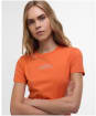 Women's Barbour International Estella T-Shirt - MANDARIN ORANGE