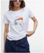 Women's Barbour Merseyside T-Shirt - White