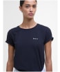 Women's Barbour Saltford T-Shirt - Navy