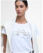 Women's Barbour Highlands T-Shirt - White