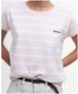 Women's Barbour Otterburn Stripe T-Shirt - Primrose Pink
