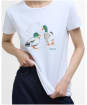 Women's Barbour Penfor T-Shirt - White