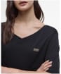 Women's Barbour International Riley T-Shirt - Black