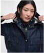 Women's Barbour Khai Waterproof Jacket - Dark Navy / Rosemary