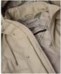 Women's Barbour Khai Waterproof Jacket - Light Sand / Rosemary
