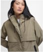 Women's Barbour Jayla Waterproof Parka - Dusky Green